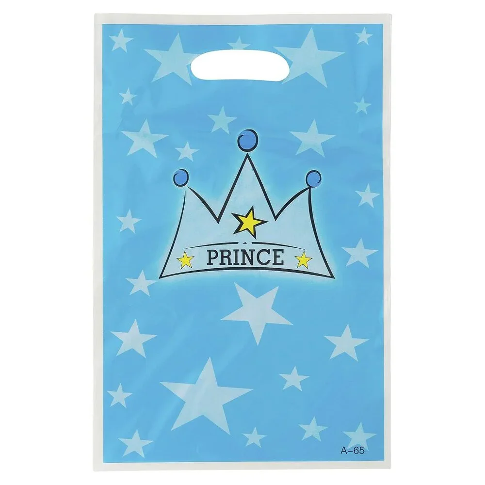 Little Prince Blue Party Pack--Plates, cups, party favors & Bags, cutlery For 10